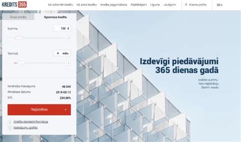 Kredits365 Aizdevums līdz 1500 eur .